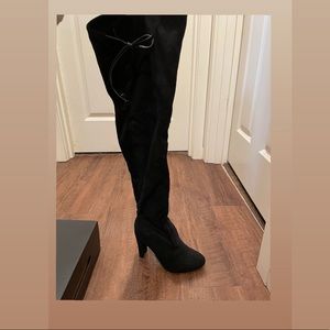 High knew heel boots